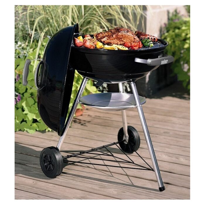 Barbecue a Carbone Weber Compact Kettle Charcoal Grill 57 Cm Nero 1321004 2 legnagoferr