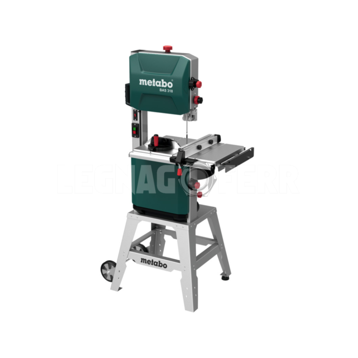 Metabo BAS 318 Precision WNB Sega a Nastro Larghezza Passaggio 307 mm 900 W legnagoferr