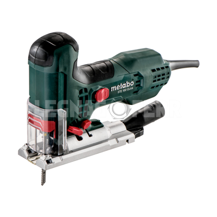 Metabo Ste 100 Quick Seghetto Alternativo Attacco Rapido Altezza Taglio 100mm 710W legnagoferr