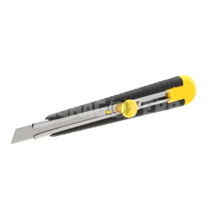 Stanley 0-10-409 Coltello Cutter Taglierino con Cursore Lama da 9mm legnagoferr