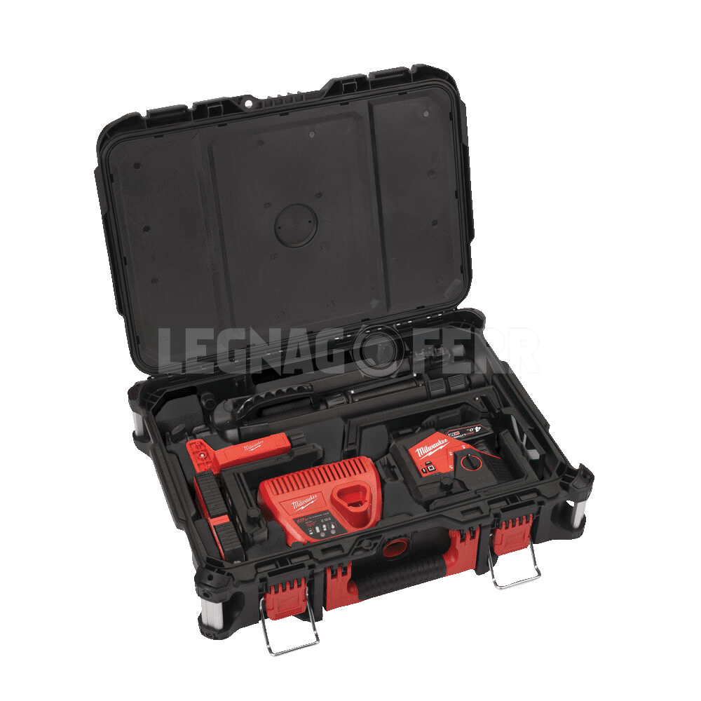 3PL-401C Milwaukee M12 Livella Laser Verde Batteria 3 linee