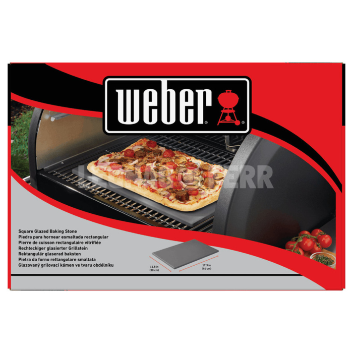 Weber 18414 Pietra da Forno Rettangolare Smaltata 44 cm x 30 cm legnagoferr 1