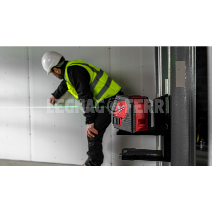 M12 CLL C Livella Laser Verde 12V a 2 Linee 360° Milwaukee 4933478753 legnagoferr 4