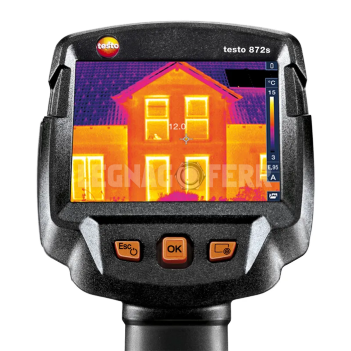 Testo 872s Termocamera 320 x 240 pixel con Laser legnagoferr 3