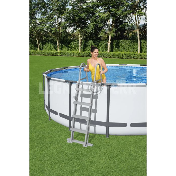 Bestway 58331 Scaletta di Sicurezza per Piscina Fuori Terra da 122 cm legnagoferr 1