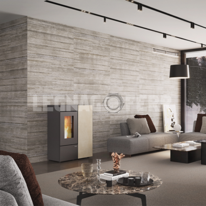 Nordica Extraflame Annalisa Plus Stufa a Pellet Ermetica con Doppia Canalizzazione 3,6 12,0 kW legnagoferr01