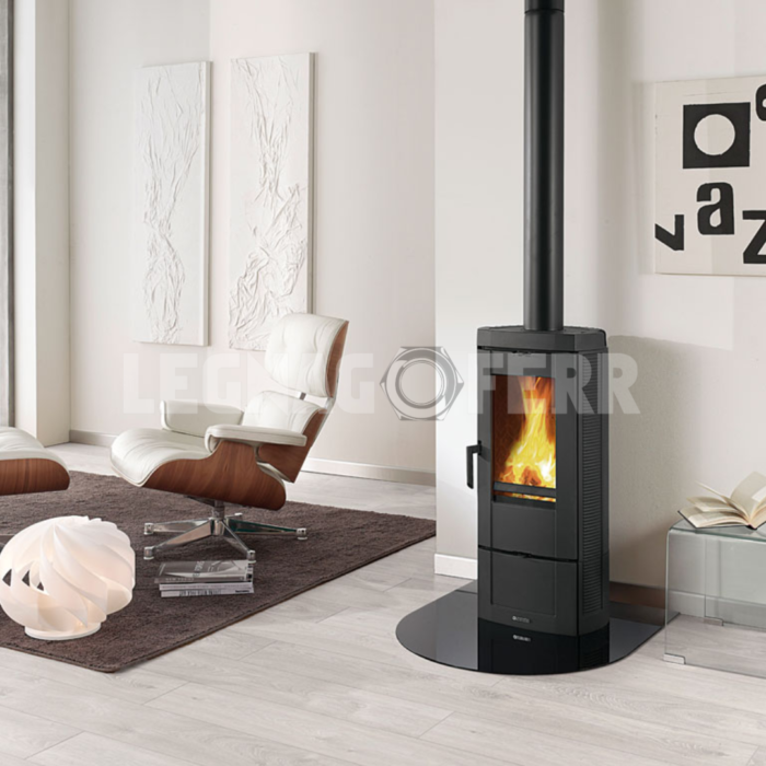 Nordica Extraflame Candy 4.0 in Ghisa Smaltata Stufa a Legna 6,2 kW legnagoferr01