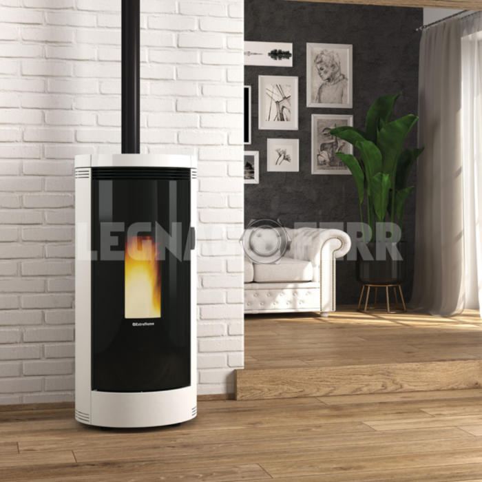 Nordica Extraflame Debby Plus Evo Stufa a Pellet Ermetica Canalizzata 3,0 9,0 kW legnagoferr01