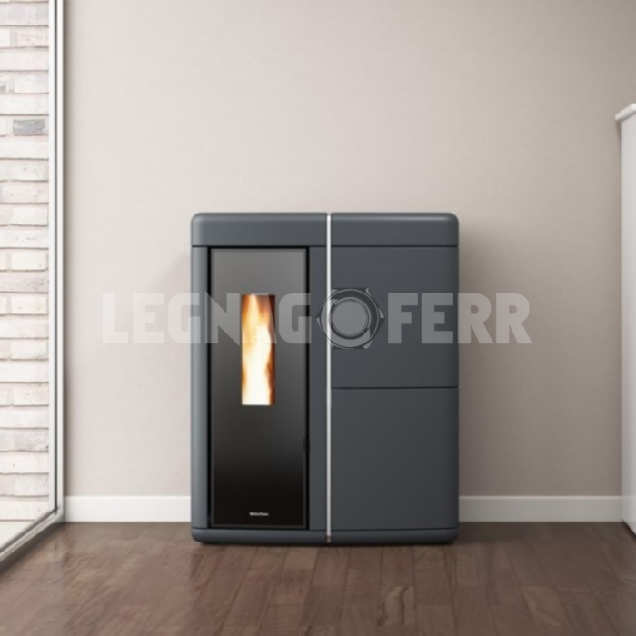 Nordica Extraflame Evelyne Termostufa a Pellet Ermetica Ventilata Slim 5,3 18,0 kW legnagoferr04