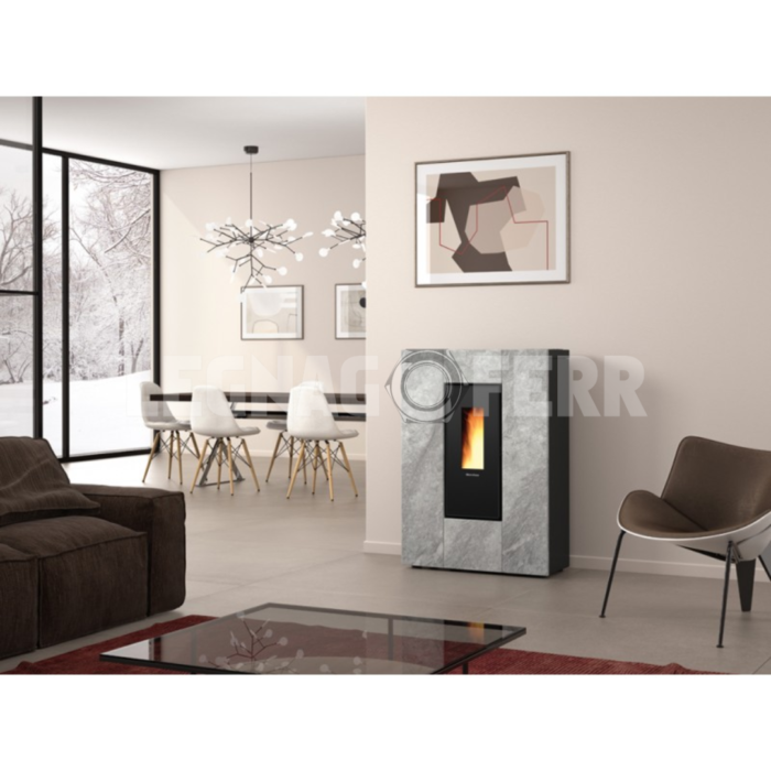 Nordica Extraflame Marilena Plus 5.0 Stufa a Pellet Canalizzata 3,2 8,0 kW legnagoferr01