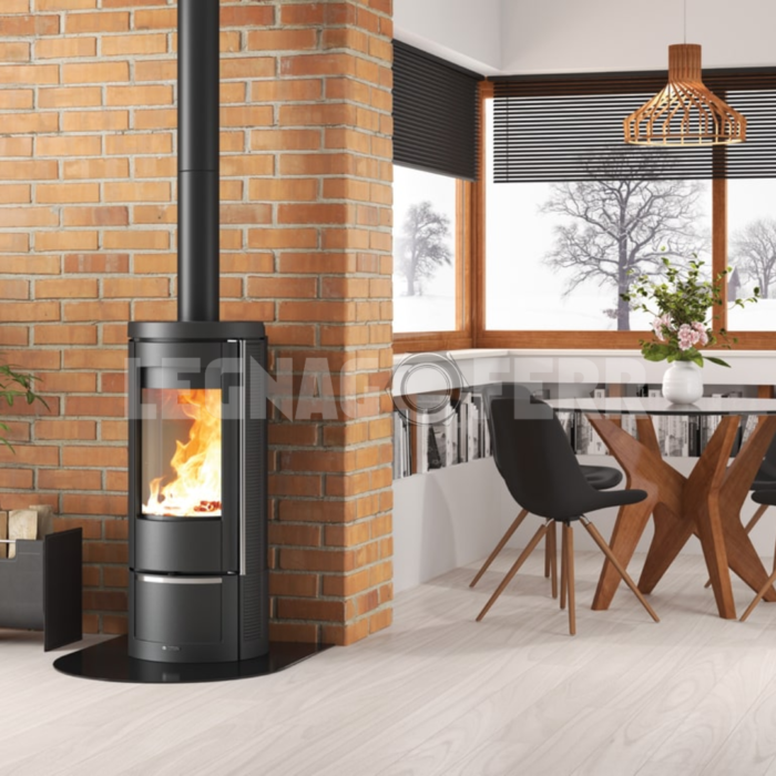 Nordica Extraflame Marlena 5.0 in Ghisa Smaltata Stufa a Legna 7,5 kW legnagoferr01