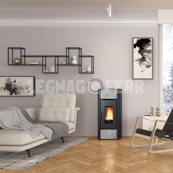 Nordica Extraflame Mirka Stufa a Pellet Ventilata 3,2 8,0 kW legnagoferr02