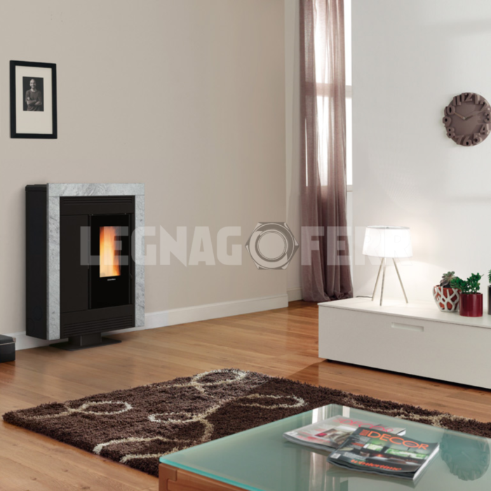 Nordica Extraflame Souvenir Plus Petra 5.0 Stufa a Pellet canalizzata 3,3 10,0 kW legnagoferr01