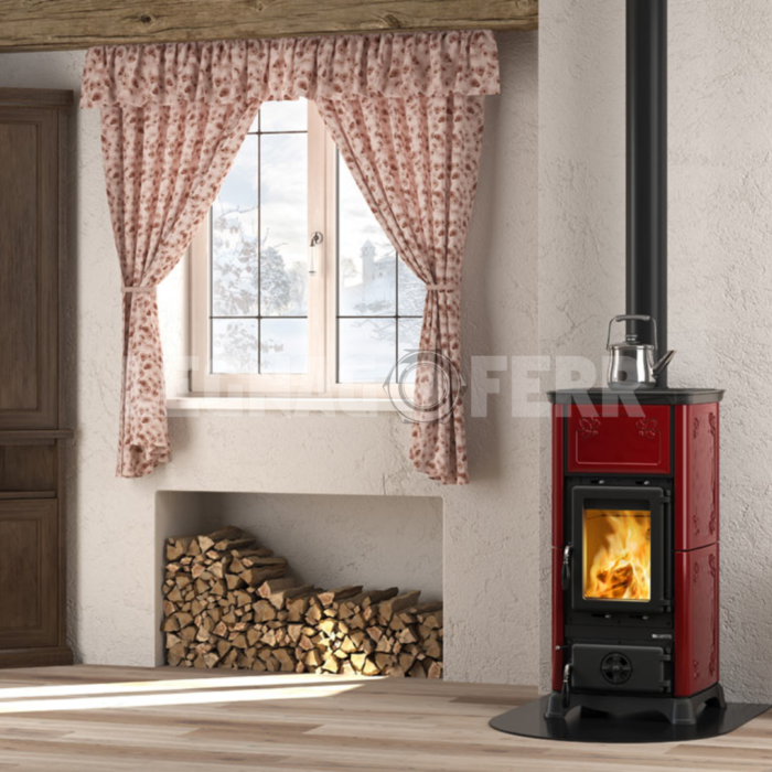 Nordica ExtraflameEmiliana Stufa a Legna 6,5 kW legnagoferr02