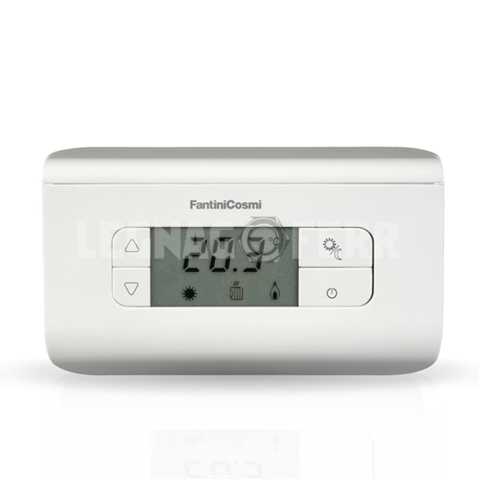 Fantini Cosmi CH115 Bianco Termostato ambiente a batterie, 3 temperature legnagoferr