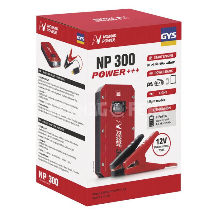 GYS Nomad Power 300 025875 Avviatore per Batterie legnagoferr 5