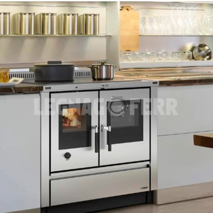 Nordica Extraflame Venezia da Inserimento o Free standing Cucina a Legna 8,3 kW legnagoferr01