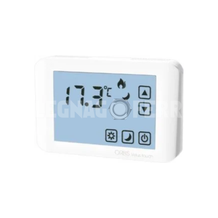 Orbis Velus Touch Bianco Termostati Digitali da Parete con Display Touch– OB326000OB326010 legnagoferr