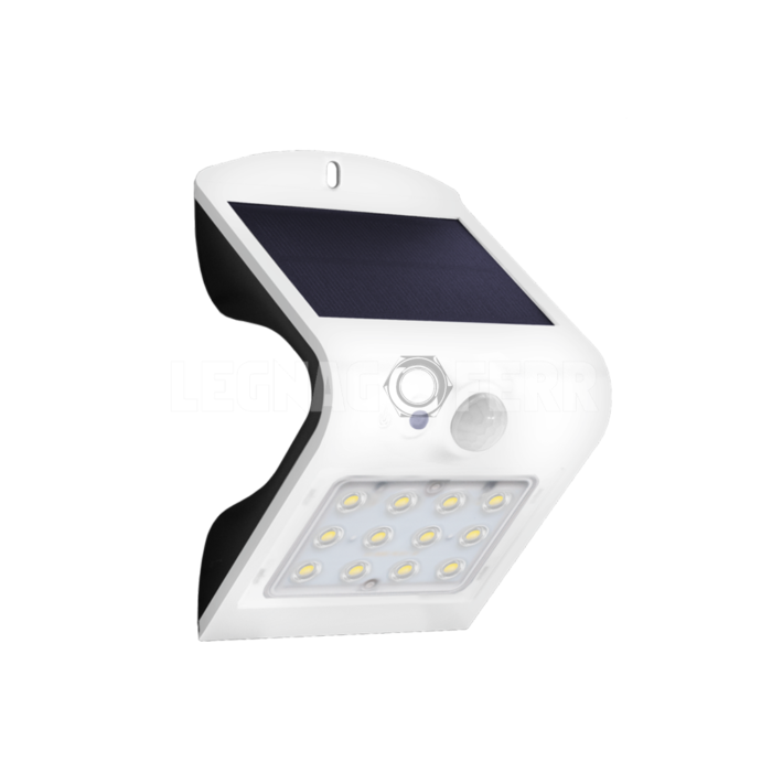 Century ARCADIA 1.5 Applique con Pannello Solare LED 220 Lm legnagoferr