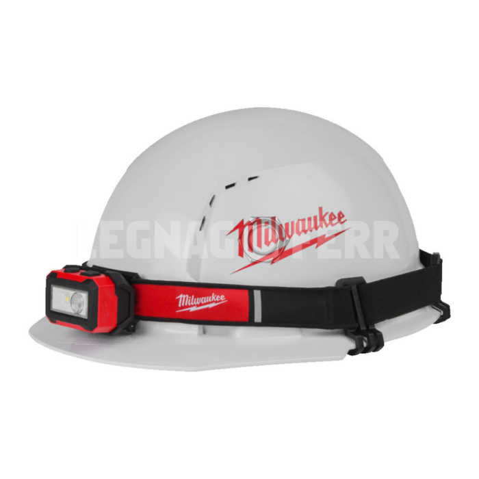 Milwaukee L4 HL VIS Lampada Frontale 600L ad Alta Visibilità per Elmetti Ricaricabile con USB 4933479768   legnagoferr (1)