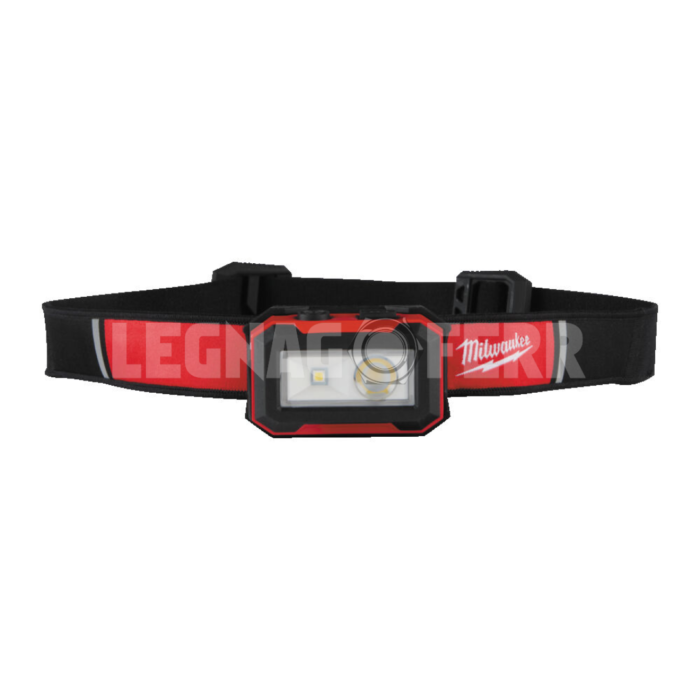 Milwaukee L4 HL-VIS Lampada Frontale 600L ad Alta Visibilità per Elmetti Ricaricabile con USB 4933479768   legnagoferr