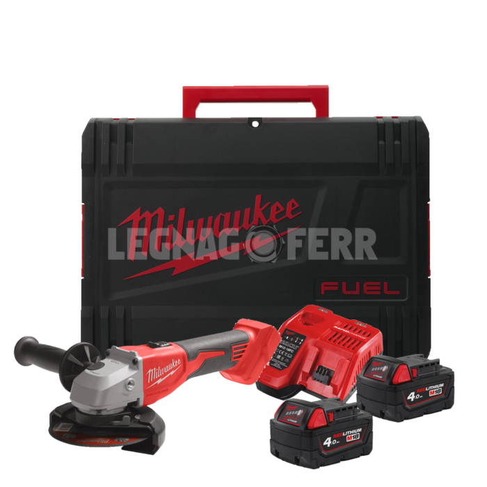 Milwaukee M18 BLSAG125X-402X Smerigliatrice Angolare Brushless 4933492644 legnagoferr