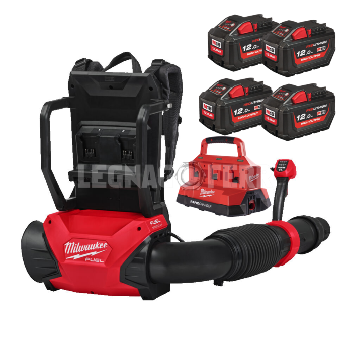 Milwaukee M18 F2BPB Soffiatore Spalleggiato a Doppia Batteria