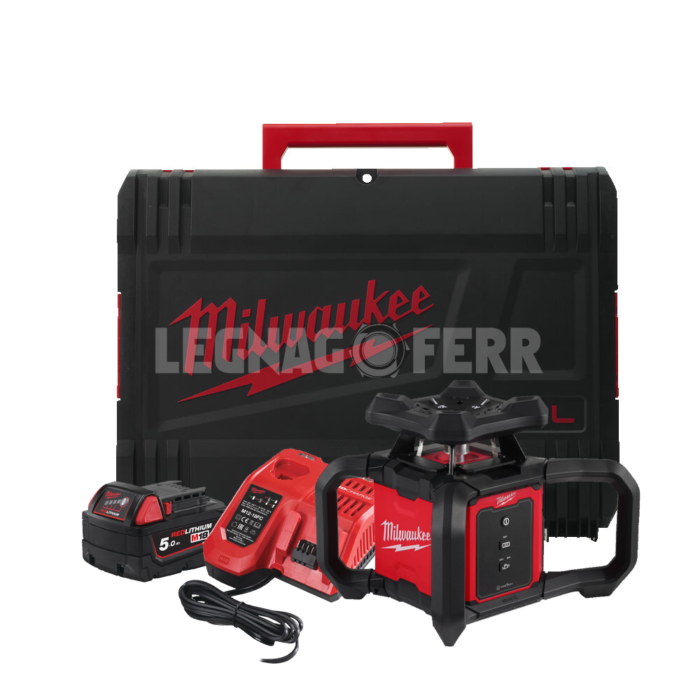 Milwaukee M18 RLOH600-201C Livella Laser Rotante ONE-KEY™ legnagoferr