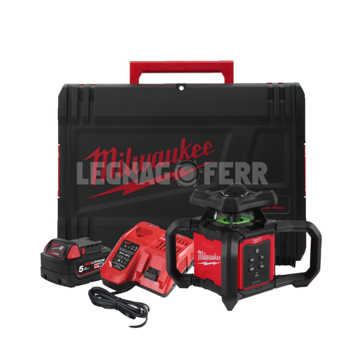 Milwaukee M18 RLOHVG300-501C Livella Laser Rotante ONE-KEY™ 4933493191 legnagoferr