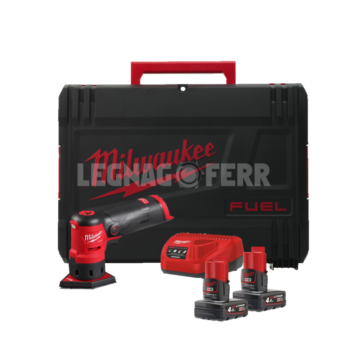 Milwaukee M12 FDSS-422X  FUEL™ Levigatrice a Delta Compatta 4933479681 legnagoferr