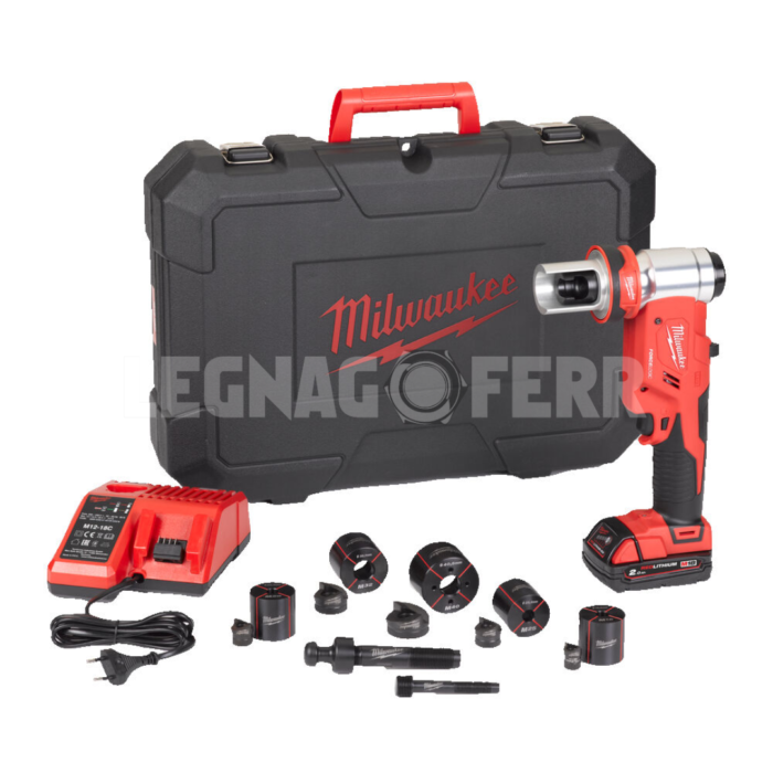 Milwaukee M18 HKP-201CA Kit Punzonatrice Foralamiera FORCE LOGIC™ 4933451204 legnagoferr